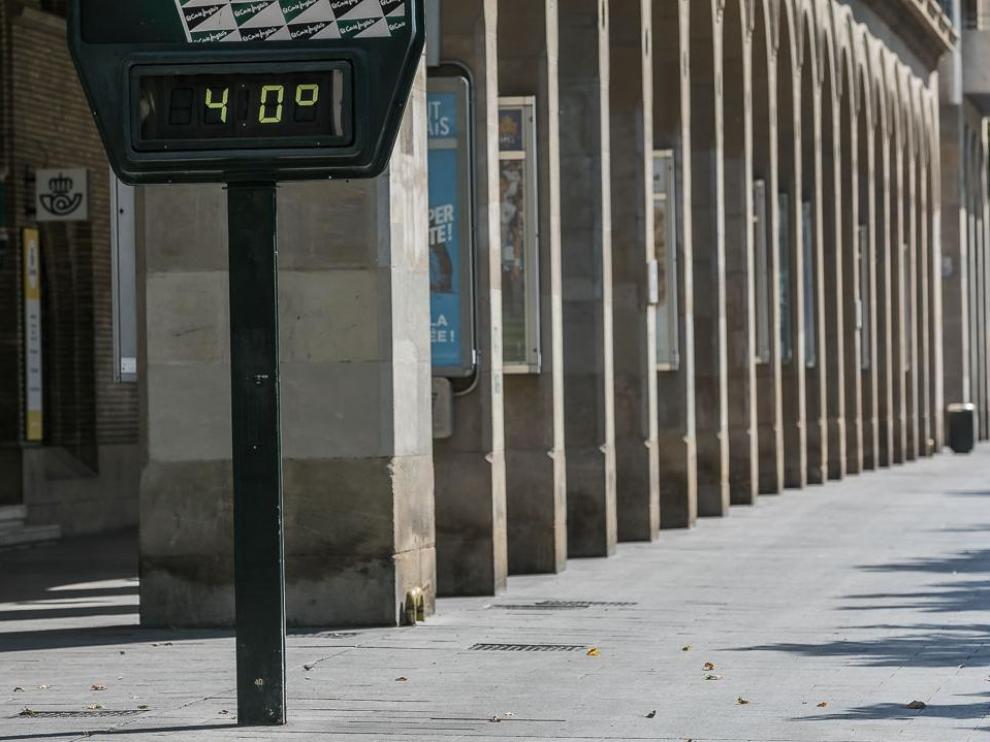 Calor en Zaragoza
