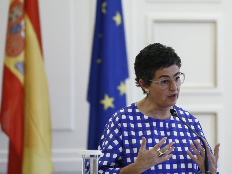 La ministra de Asuntos Exteriores, Arancha González Laya.