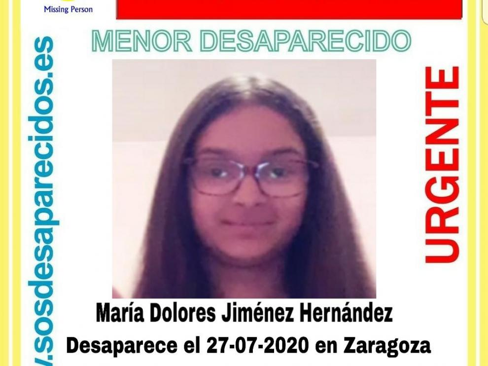 La asociación Sos Desaparecidos ha difundido una fotografía de la joven para ayudar a encontrarle.