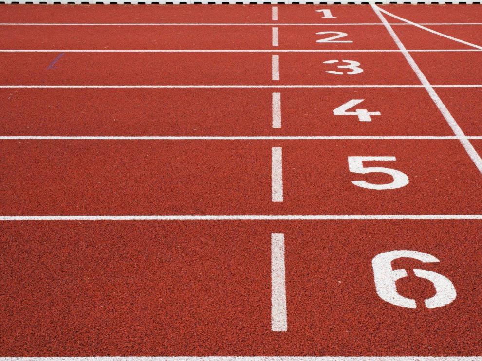 Imagen de una pista de atletismo.