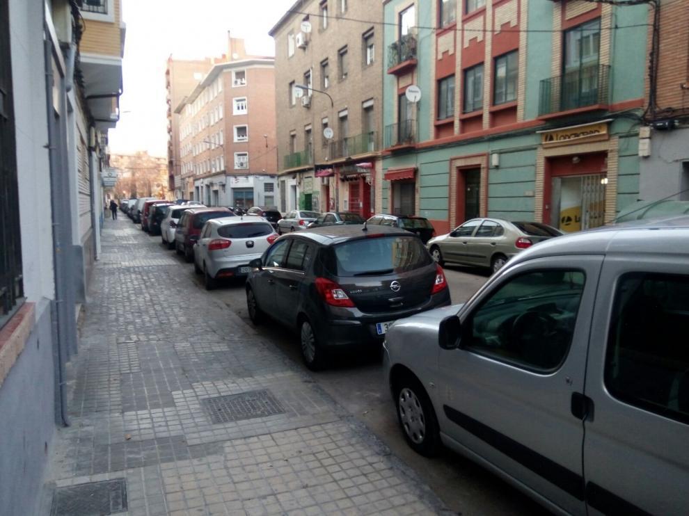 Calle Santiago Lapuente, en el barrio Jesús.
