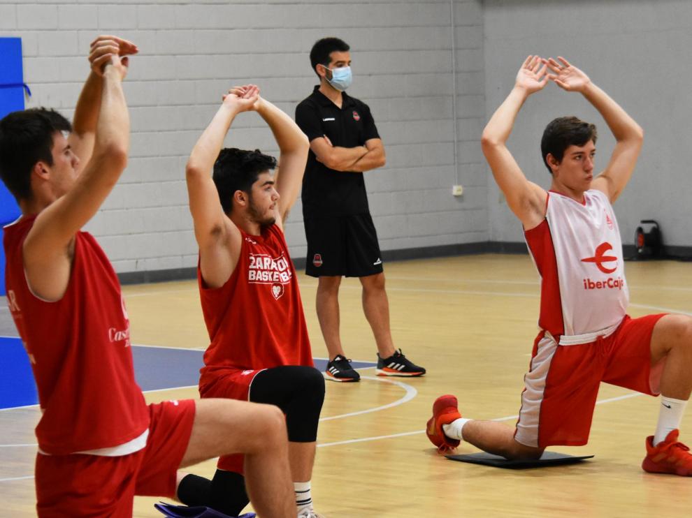 Entrenamiento del Casademont Zaragoza