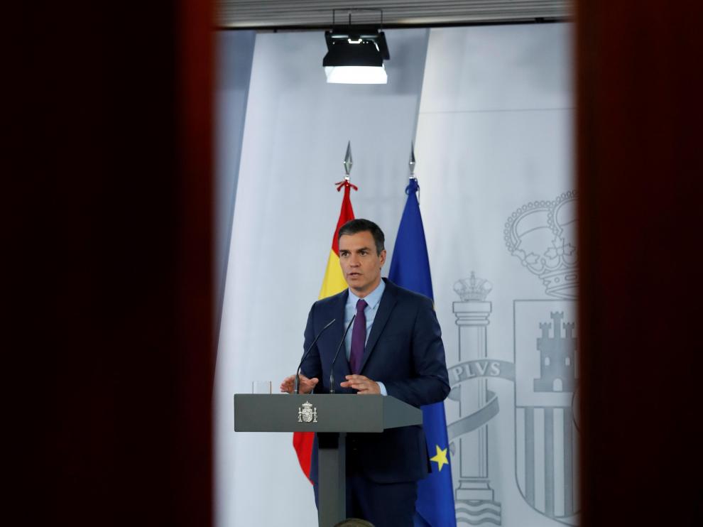 El presidente del Gobierno, Pedro Sánchez, ofrece la habitual comparecencia antes de las vacaciones.