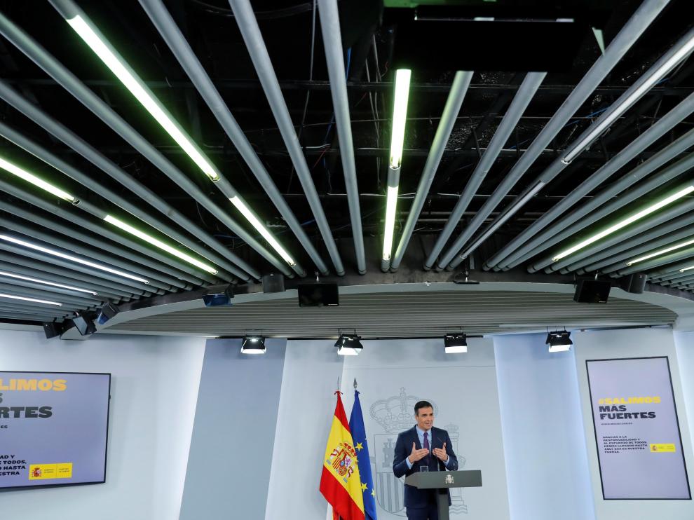 El presidente del Gobierno, Pedro Sánchez, ofrece la habitual comparecencia antes de las vacaciones.