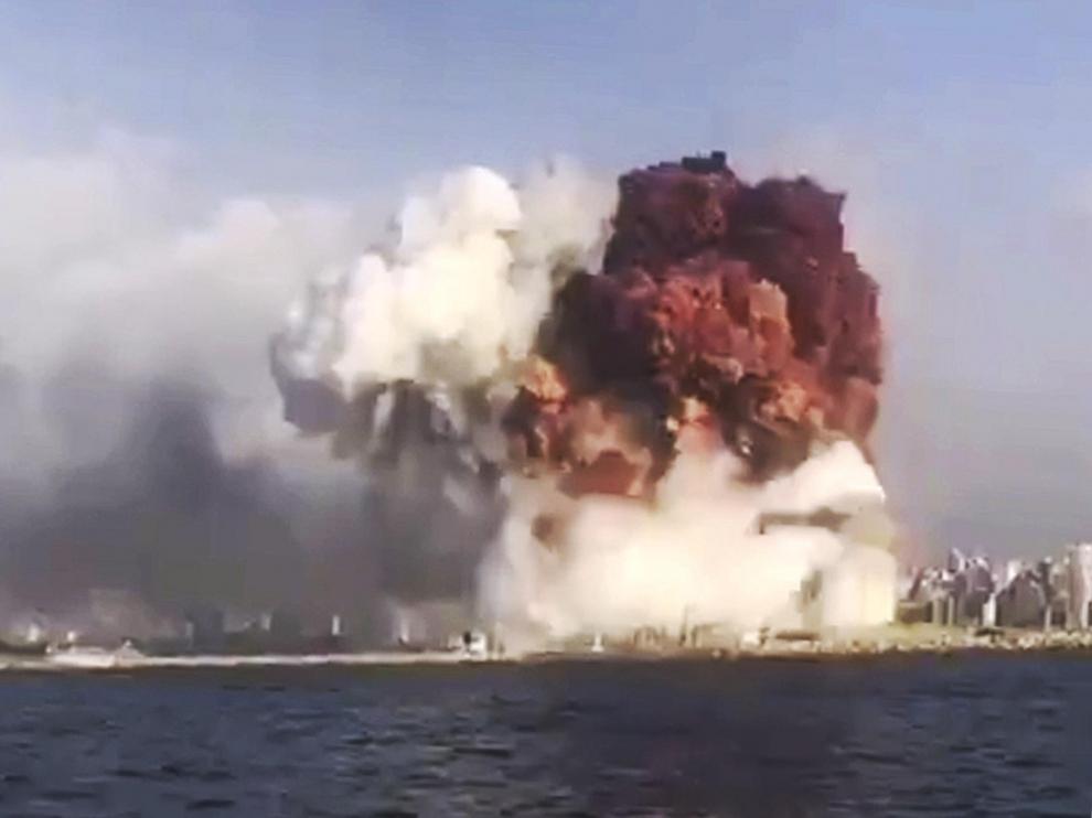 Explosiones en el puerto de Beirut