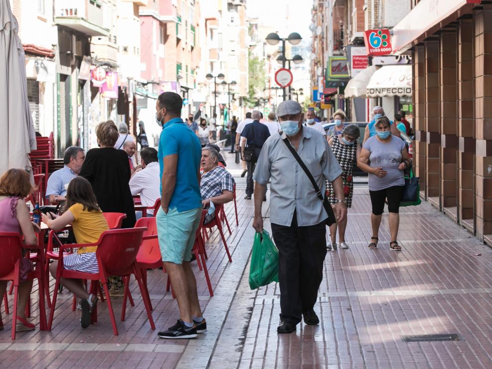 El barrio de Las Delicias, en una imagen de este sábado