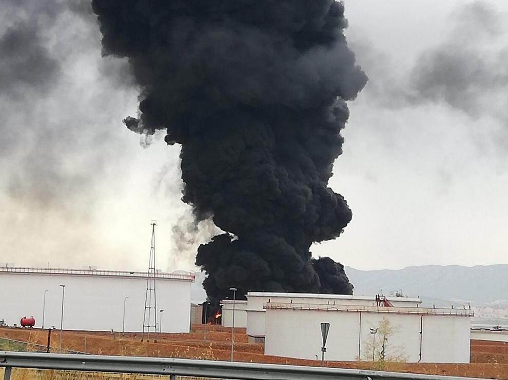 Imagen del incendio.