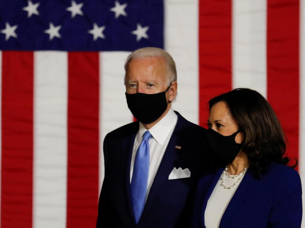 Kamala Harris y Joe Biden.