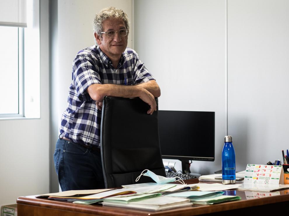José María Abad, en su despacho en la Consejería de Sanidad.