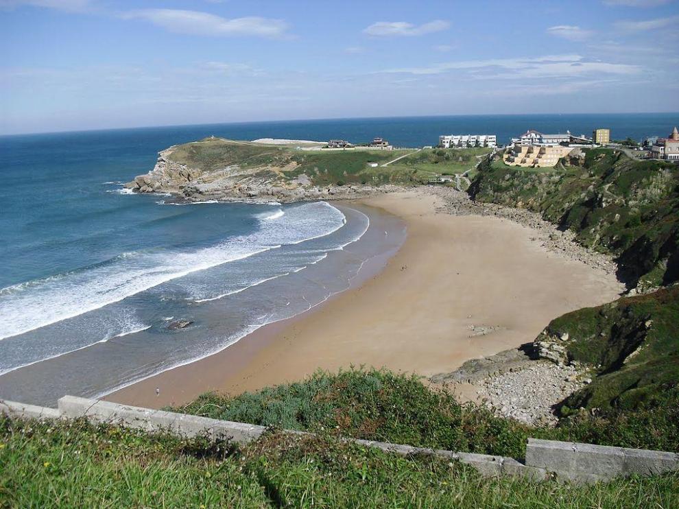 Playa de los Locos, en Suances (Cantabria)