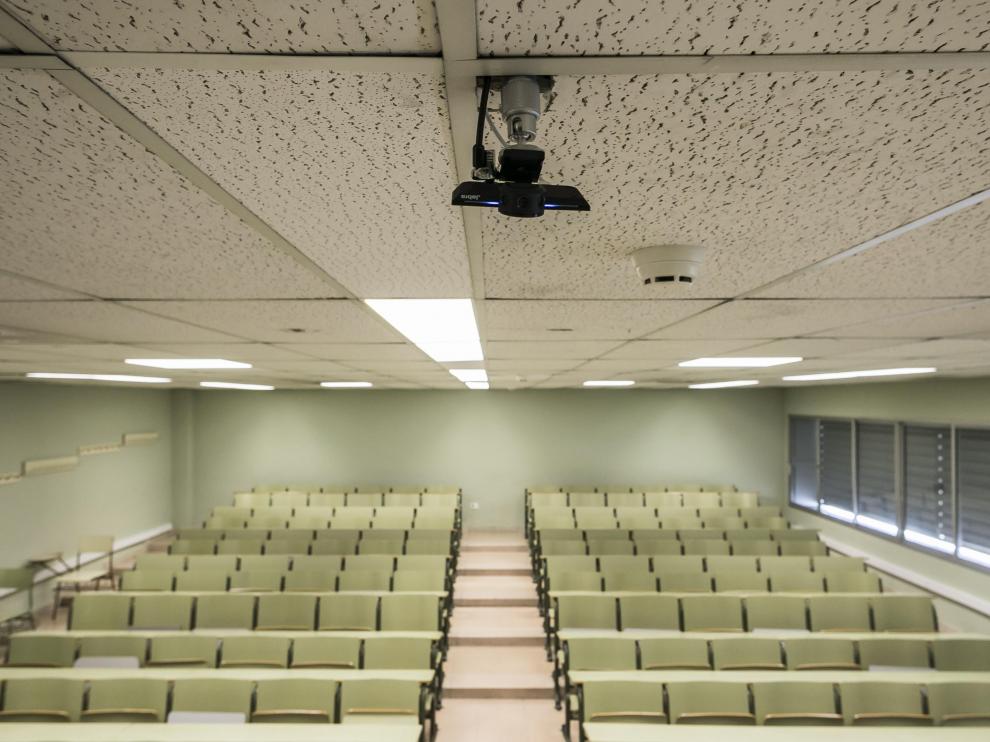 Medidas anticovid en las universidades de Aragón.