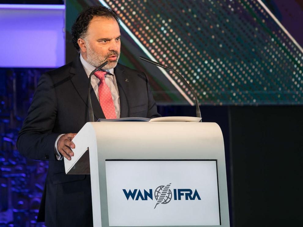 Fernando de Yarza López-Madrazo, durante su discurso.