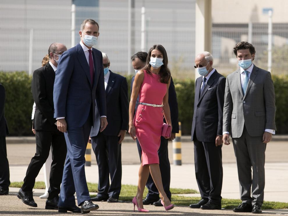 Los reyes Felipe y Letizia, en los actos del 125 aniversario de HERALDO.