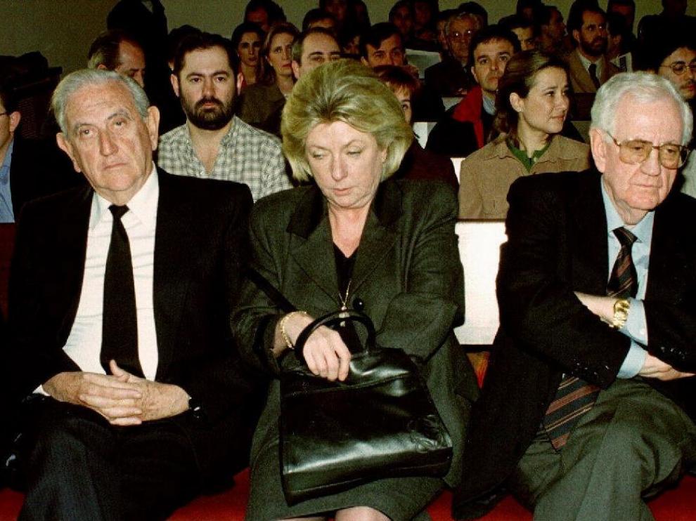 Los padres y familiares de Anabel Segura, en el juicio.