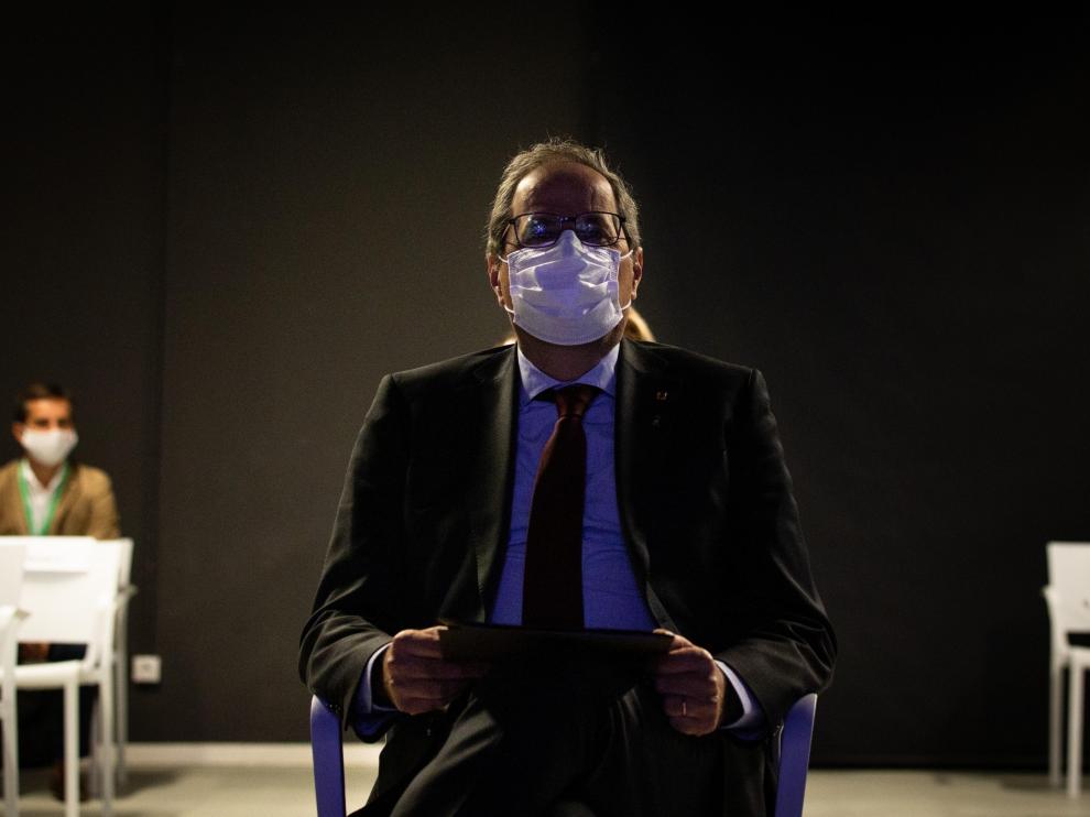 Torra, "orgulloso" de la "solidaridad" de los científicos durante la pandemia