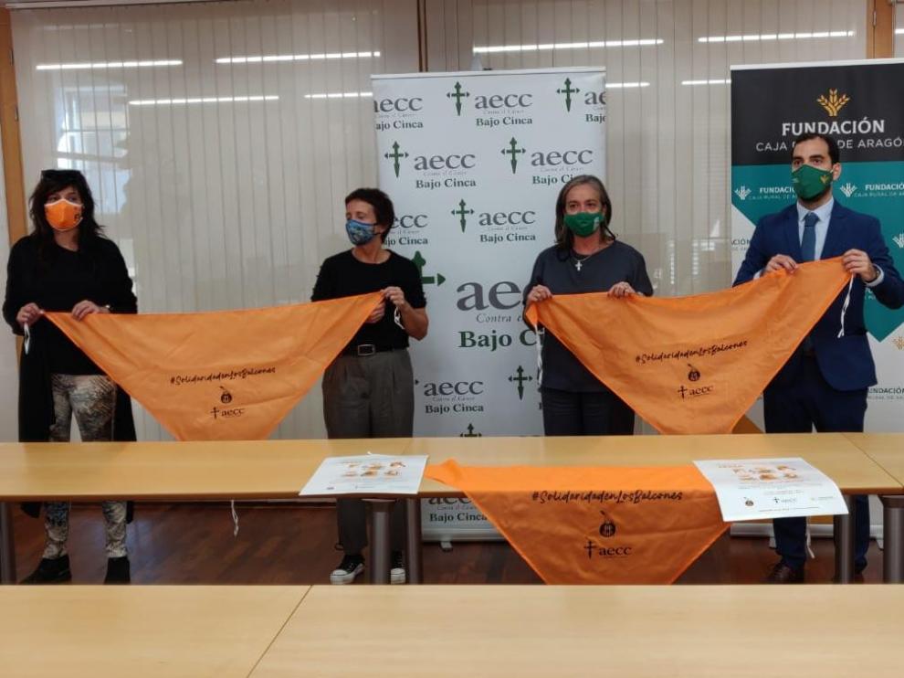 Imagen de la presentación de la campaña en Fraga.