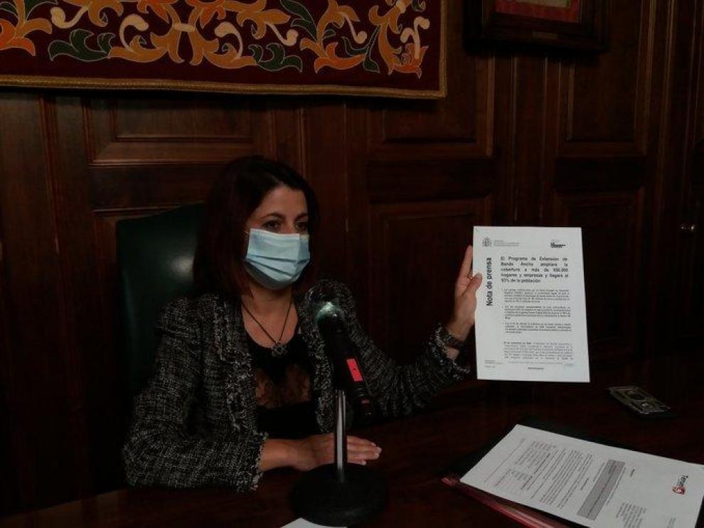 La alcaldesa de Teruel, Emma Buj