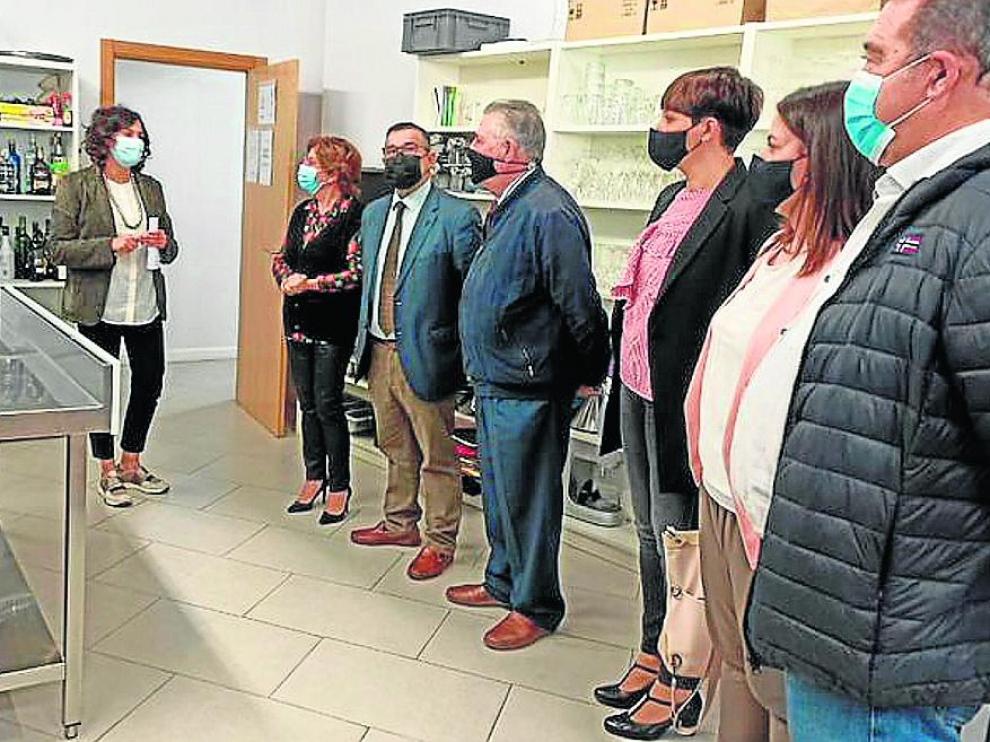 El nuevo espacio de Atades en Tarazona se inauguró ayer.