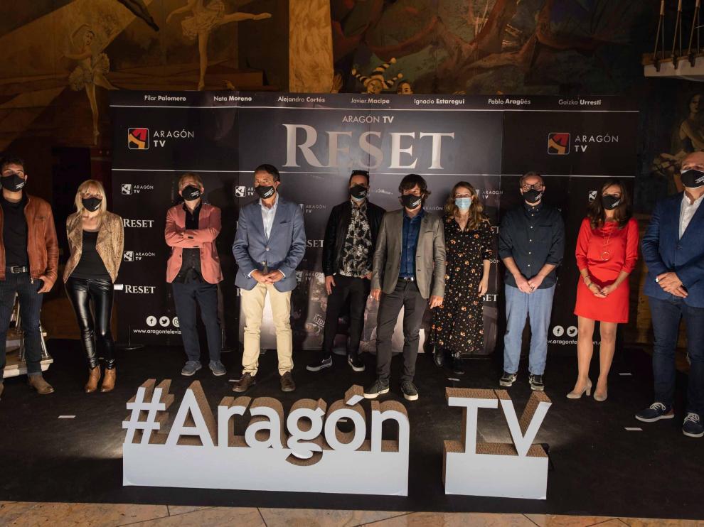 Macipe, Calavia, Urresti, Querol, Aragüés, Cortés, Palomero, Estaregui, Ruiz y Lucea, en el Palafox.