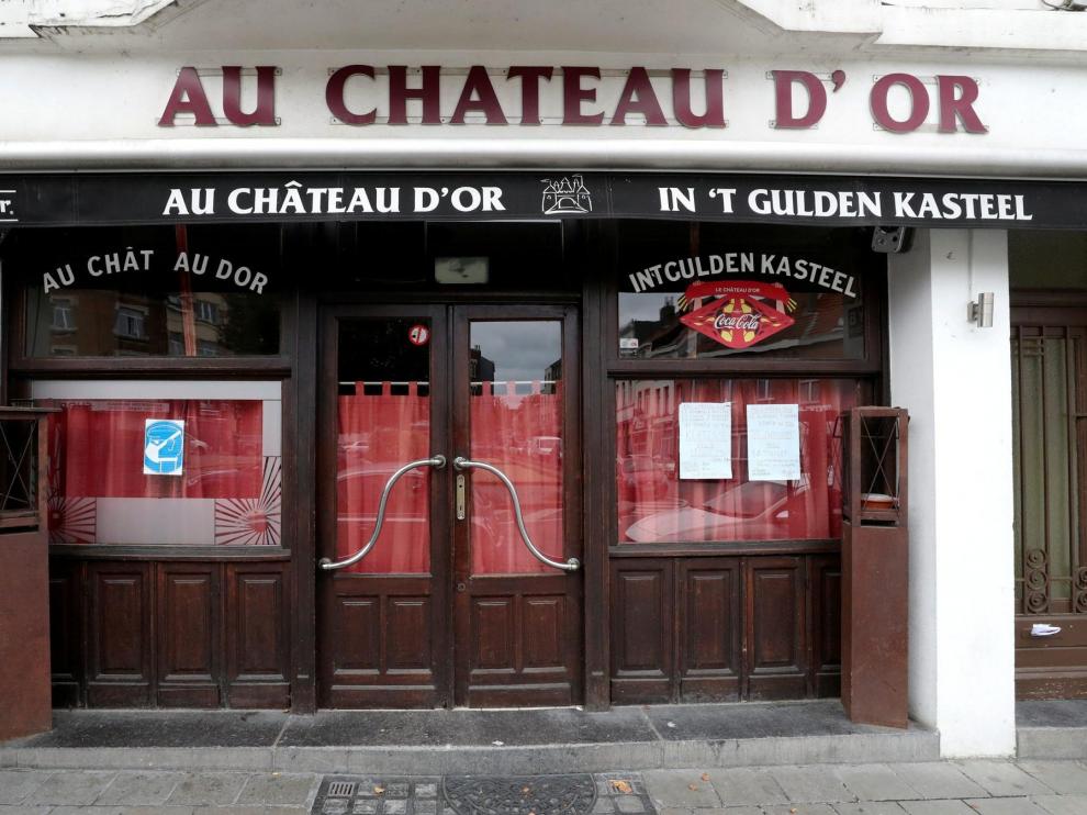 Los bares y restaurantes están cerrados en Bruselas por decisión gubernamental.