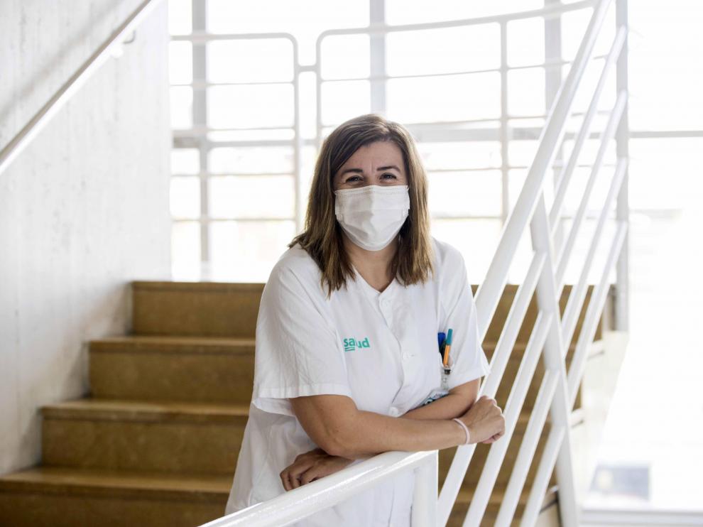Mamen Ostáriz es supervisora del área de Cuidados de Enfermería en el Servet.