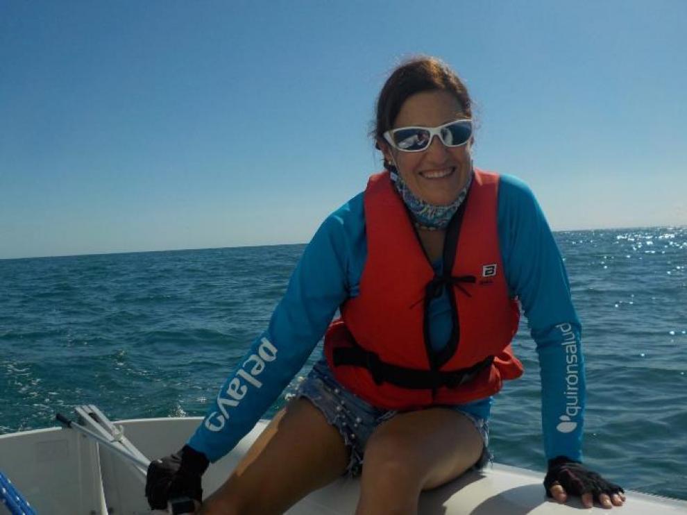 La turolense Nuria Gómez ha superado un cáncer y participa en el Reto Pelayo