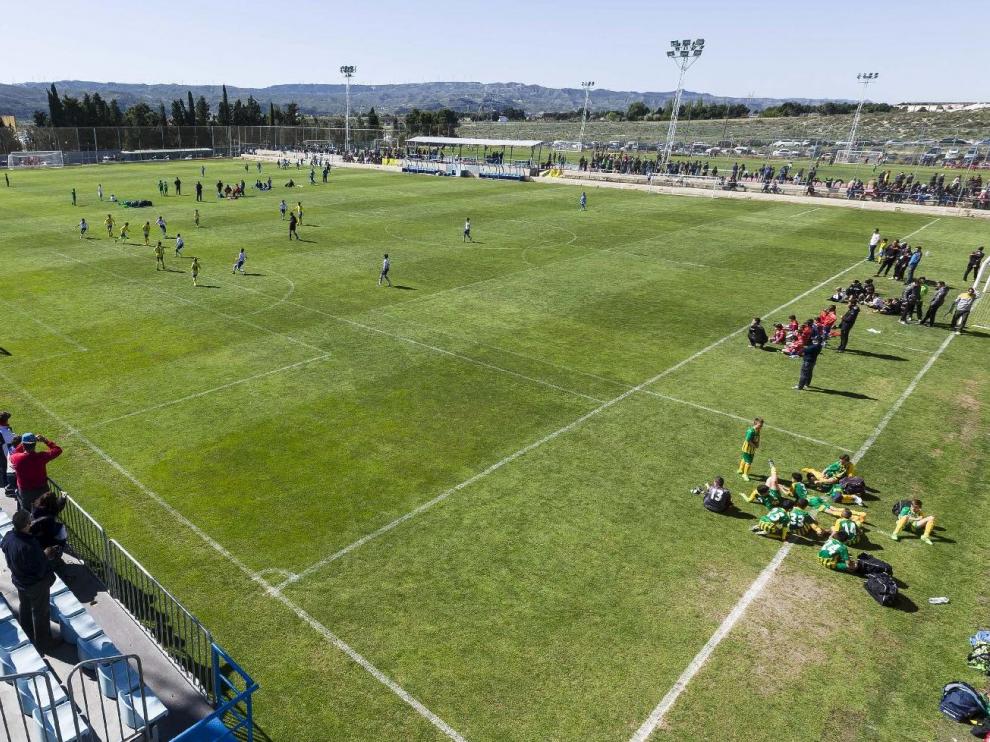 El Torneo San Jorge que organiza el Real Zaragoza en la ciudad Deportiva cada año, exaltación del fútbol base aragonés.