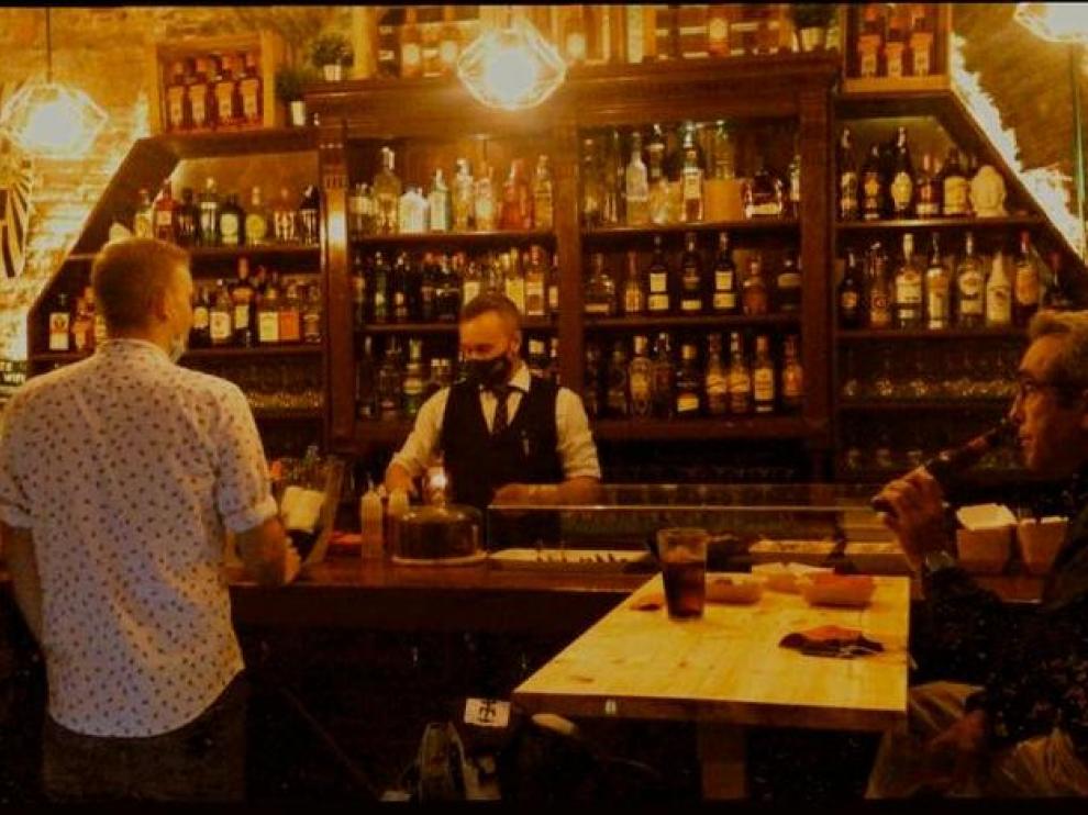 La barra del Tony Wilson, en una estampa del pasado fin de semana.