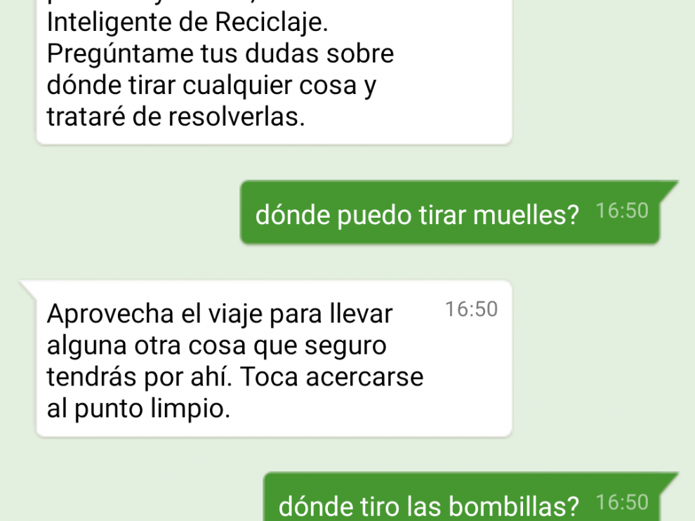 Así es la presentación del asistente virtual.