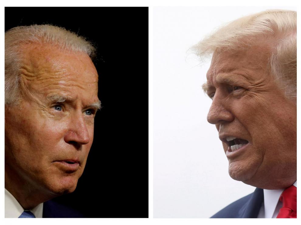Joe Biden y Donald Trump.