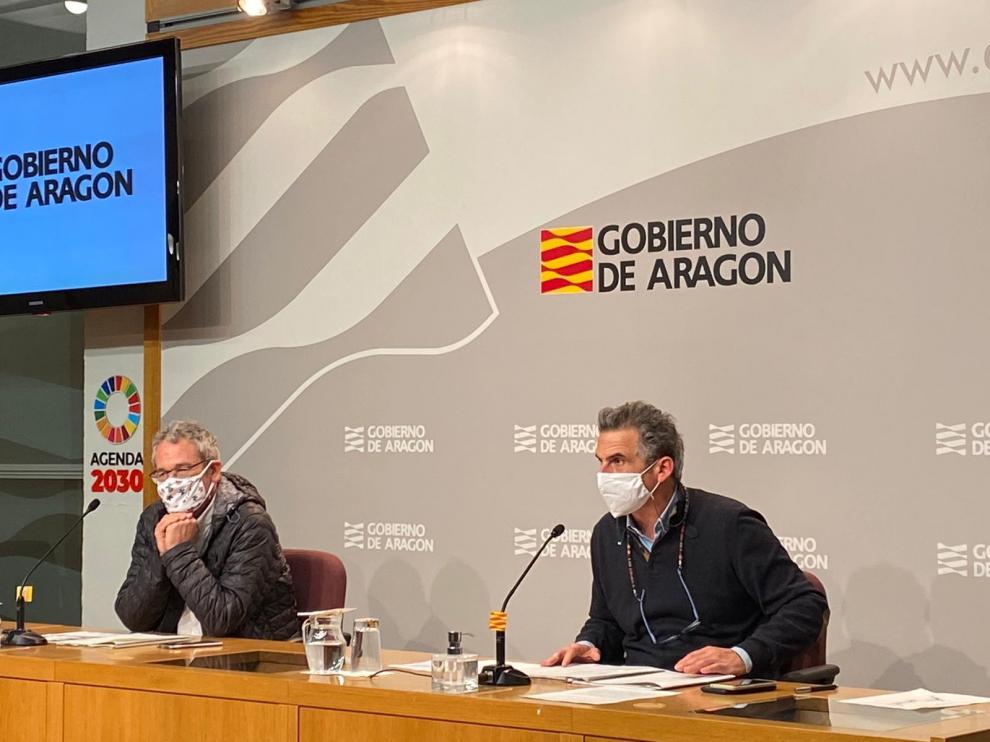 Rueda de prensa en Directo del Gobierno de Aragón