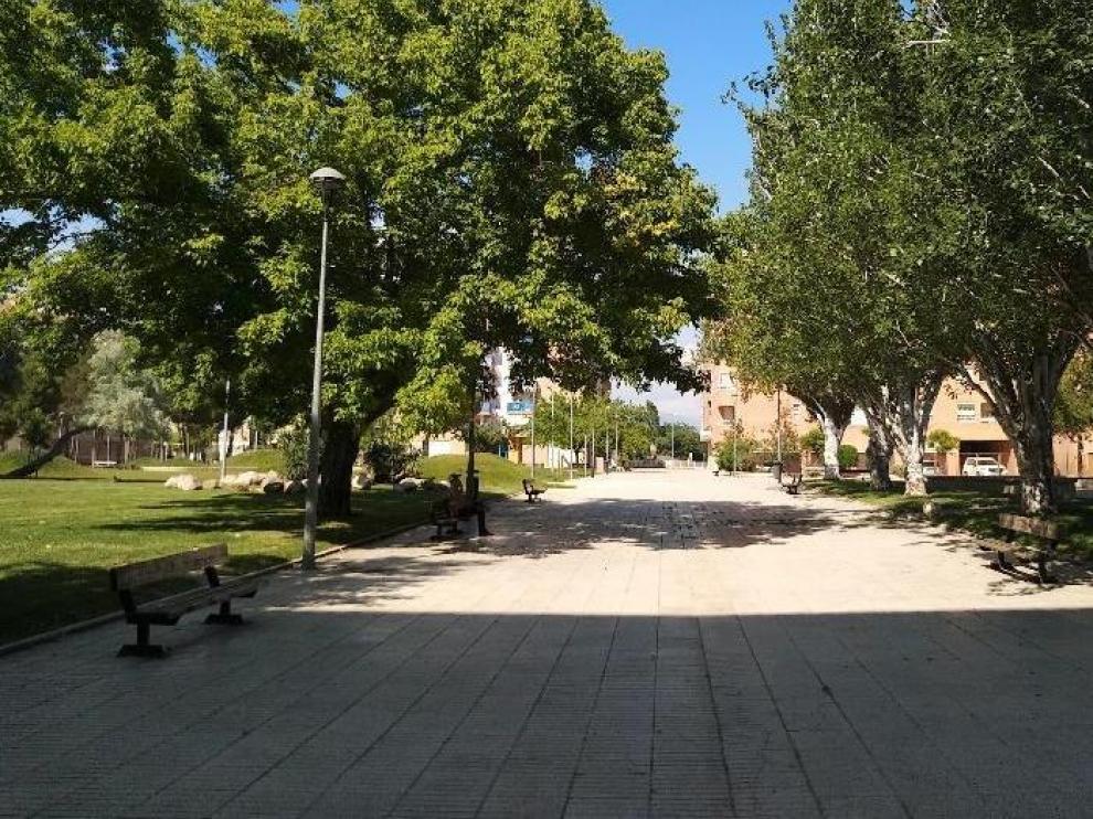 Foto del parque San Martín de Huesca.