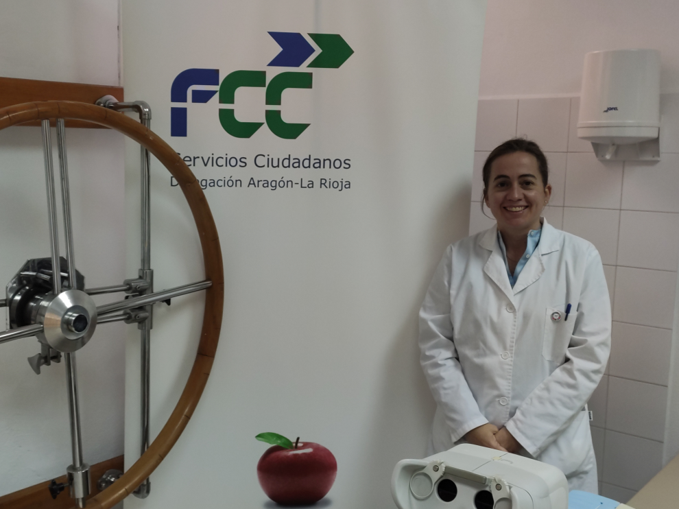 Ana Azcona es la responsable del servicio médico de FCC Aragón y La Rioja.