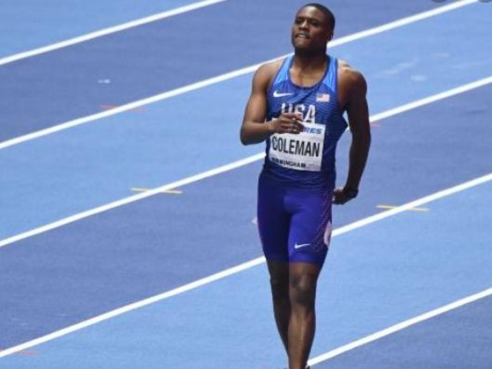 El velocista estadounidense Christian Coleman, campeón mundial de 100 metros