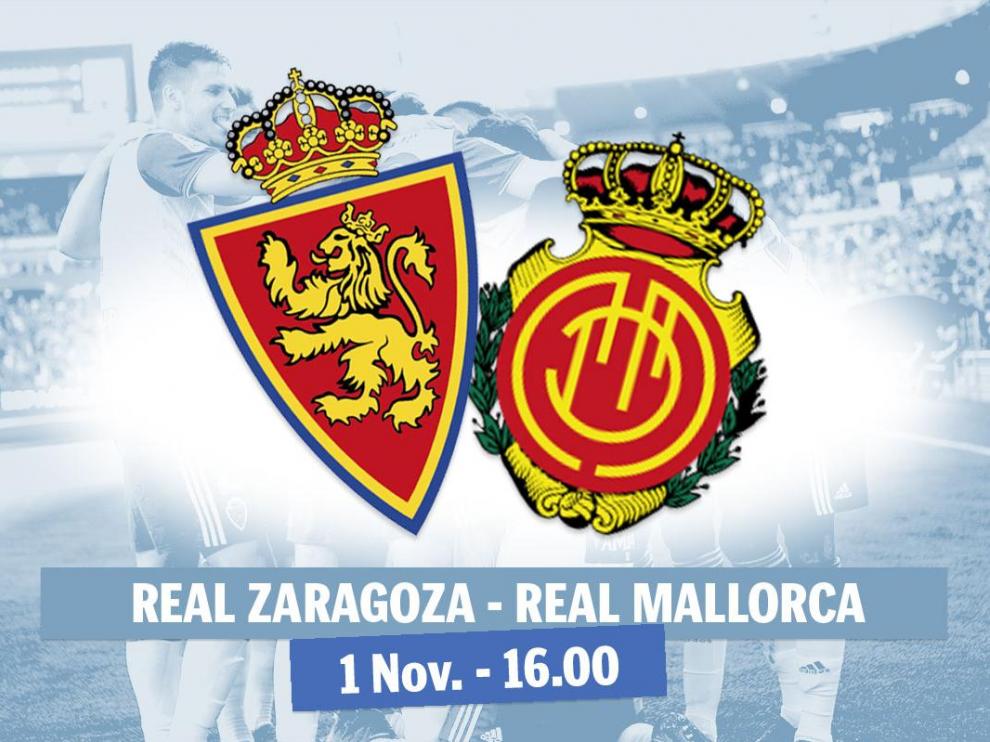 Real Zaragoza Mallorca, próximo domingo a las 16.00.