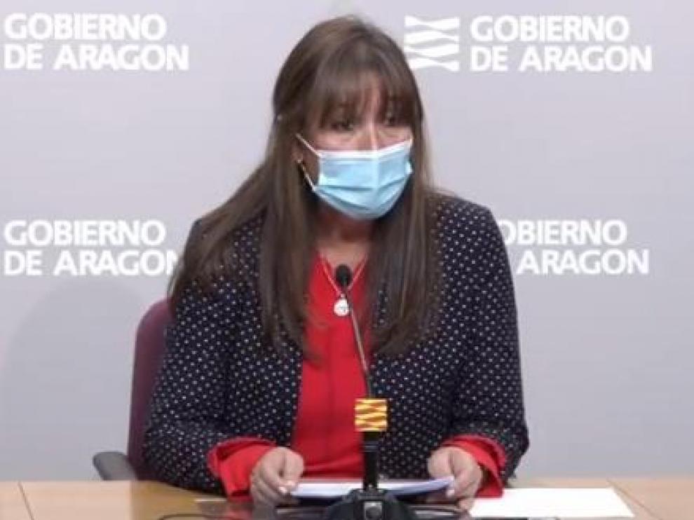 La consejera de Sanidad, Sira Repollés