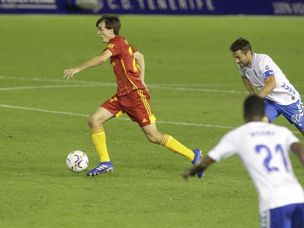 Partido entre el Tenerife y el Real Zaragoza