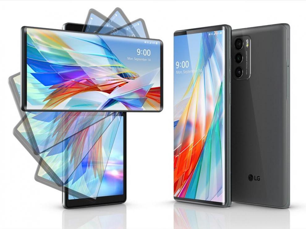 La pantalla del LG Wing gira para facilitar la multitaea y el consumo de contenido multimedia