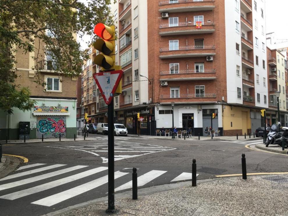 Cruce de las calles Moncasi, Perpetuo Socorro y Maestro Marquina.