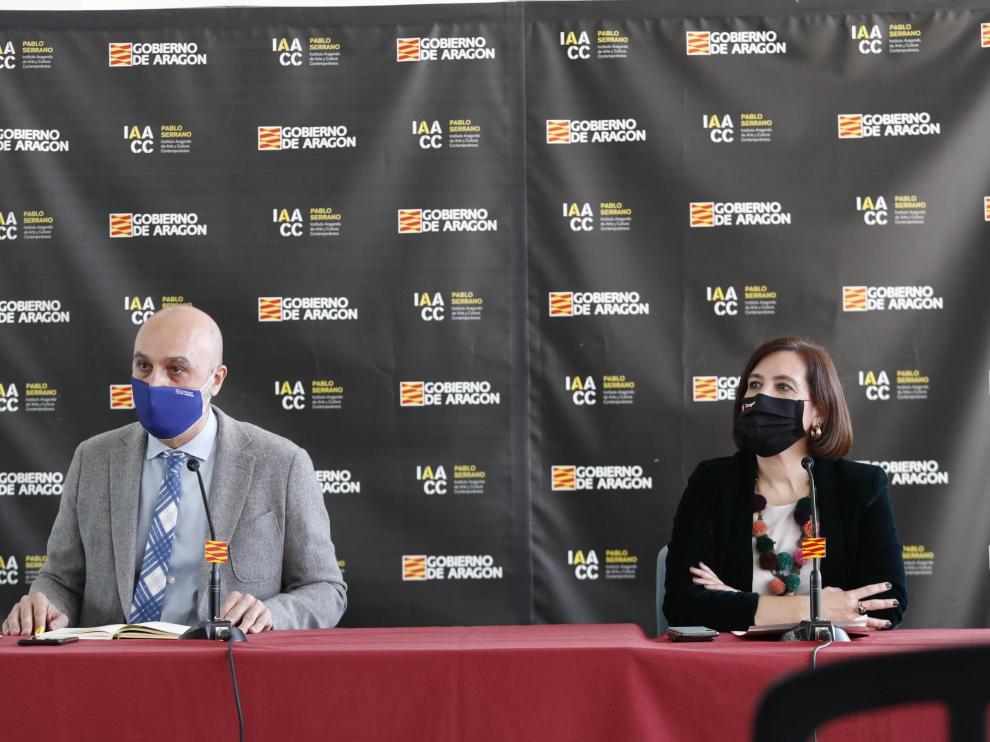 Víctor Lucea y Sara Fernández presentaron este miércoles el nuevo festival de circo