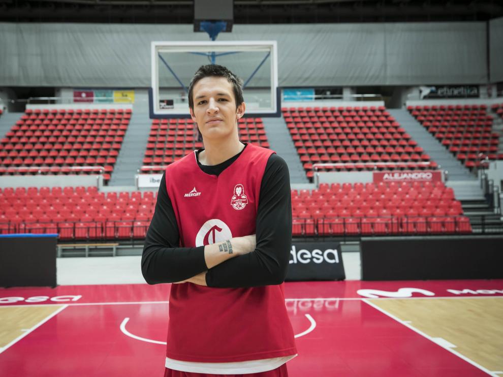 Vit Krejci, en el Pabellón Príncipe Felipe de Zaragoza.