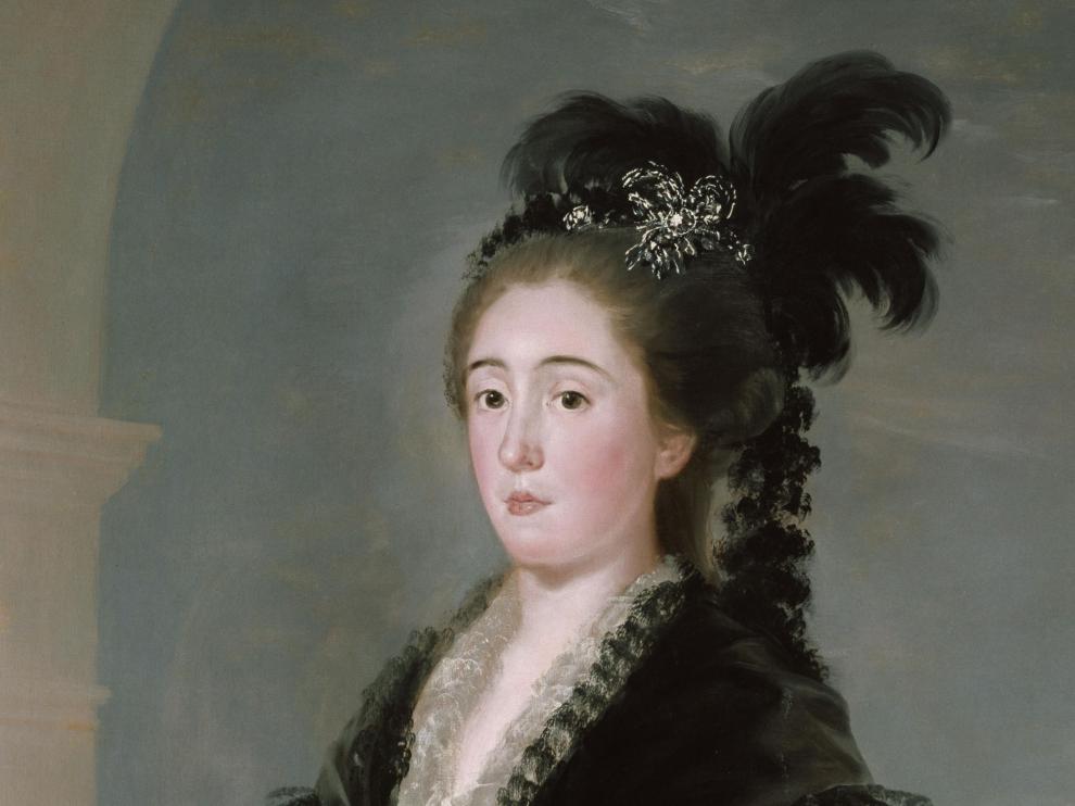 Retrato de la infanta María Teresa de Vallabriga realizado por Goya en 1783 y consercado en la Neue Pinakothek de Múnich