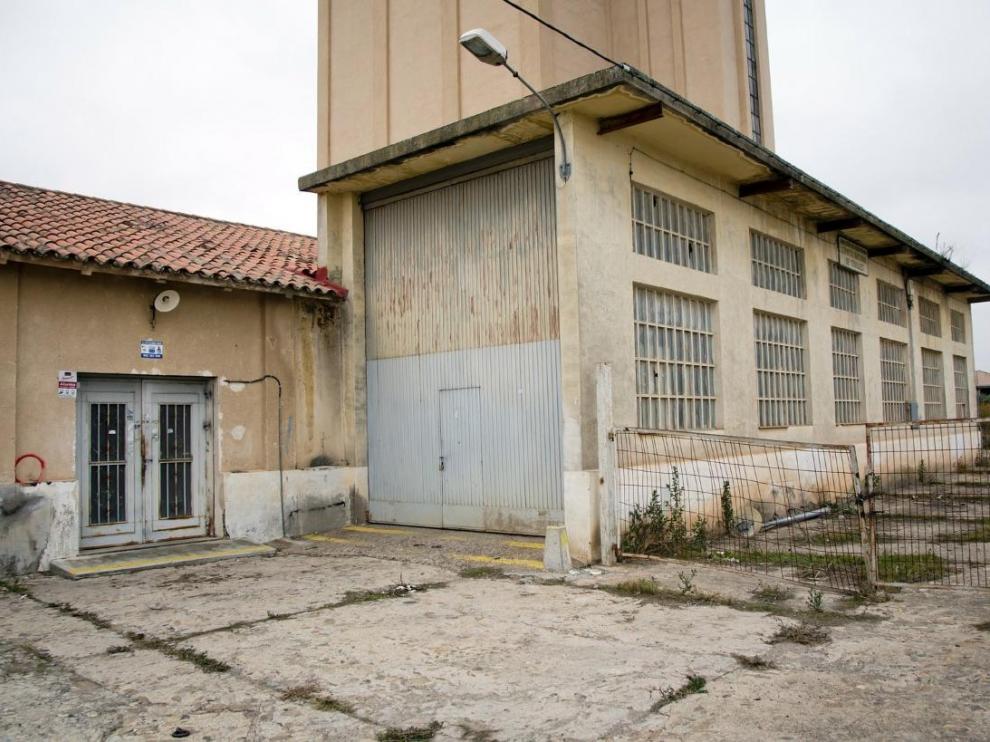 Uno de los dos silos que va a adecuar el Ayuntamiento de La Almunia.