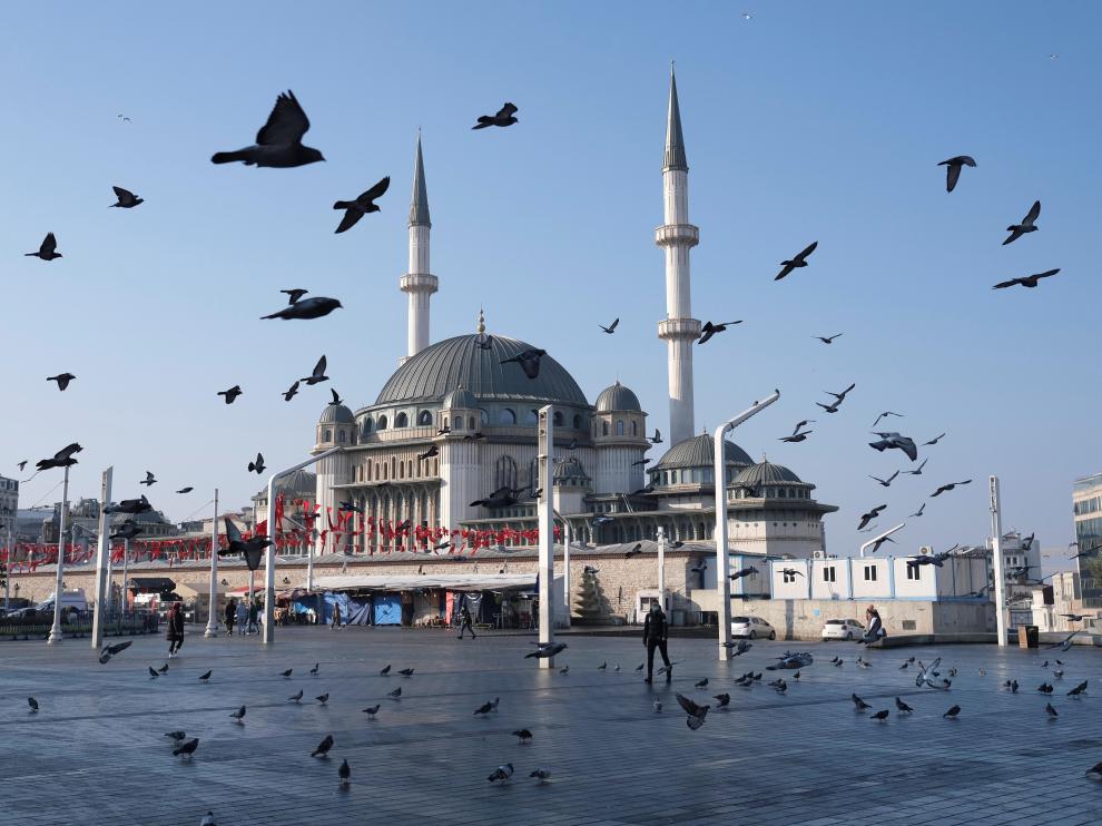 Imagen de Estambul durante este fin de semana en el que se ha impuesto el toque de queda.