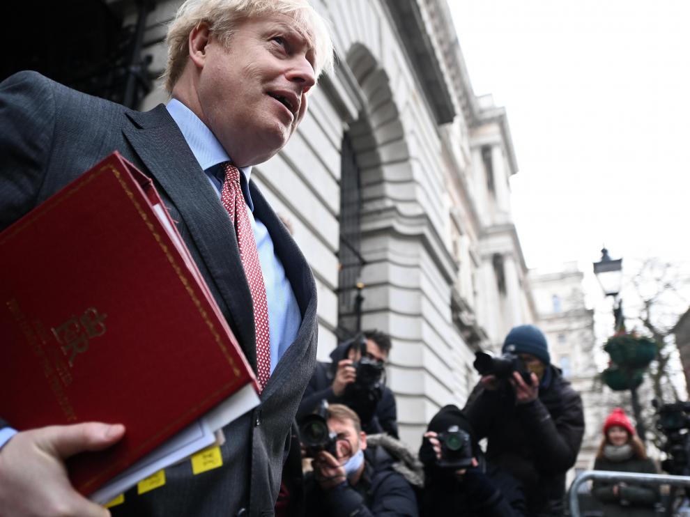 British Prime Minister Boris Johnson holds cabinet meeting before heading to Brussels for crucial Brexit talks