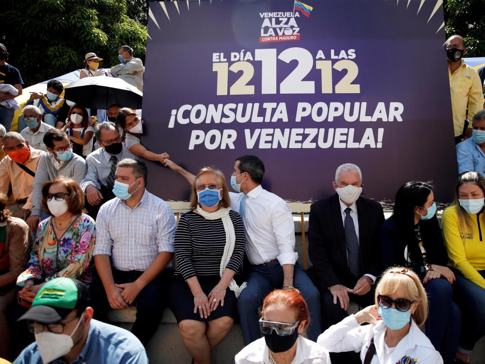 El líder opositor venezolano Juan Guaidó anima a participar en la consulta popular, del 7 al 12 de diciembre.