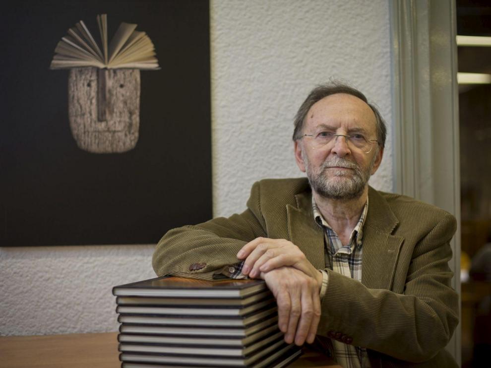 José Verón Gormaz, que fue premio de Letras Aragonesas en 2014.