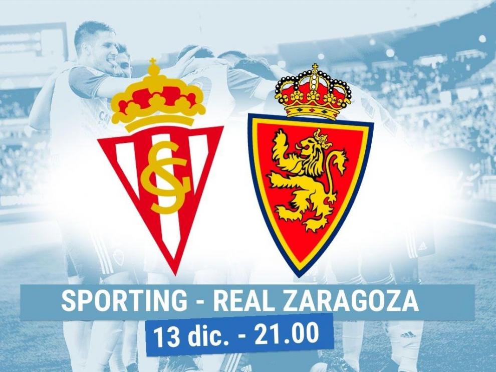 Sporting de Gijón-Real Zaragoza, horario y dónde ver