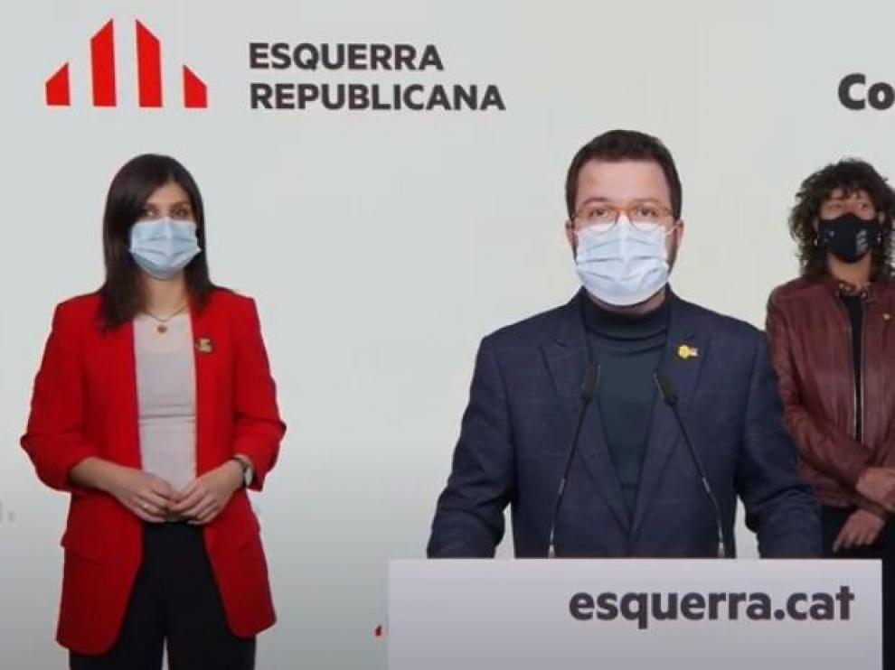 El vicepresidente de la Generalitat y coordinador nacional de ERC, Pere Aragonés.