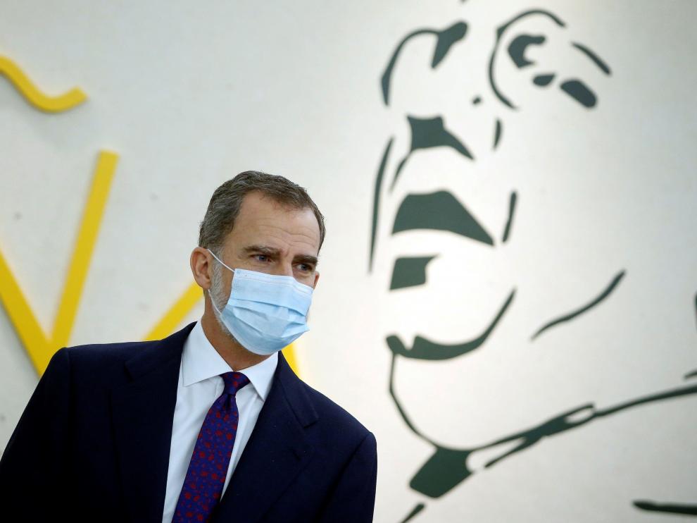 El rey Felipe inaugura una exposición sobre Azaña